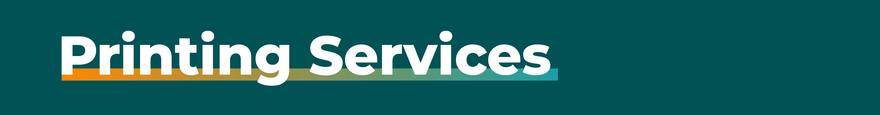 Printing Services